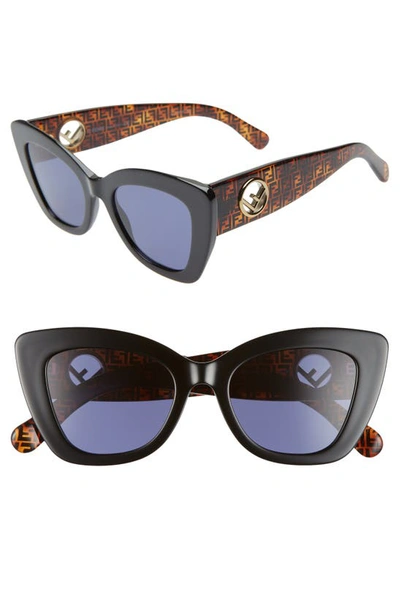 Fendi 52mm Sunglasses - Black