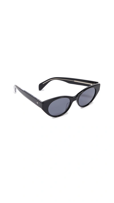 Rag & Bone 49mm Cat Eye Sunglasses In Black