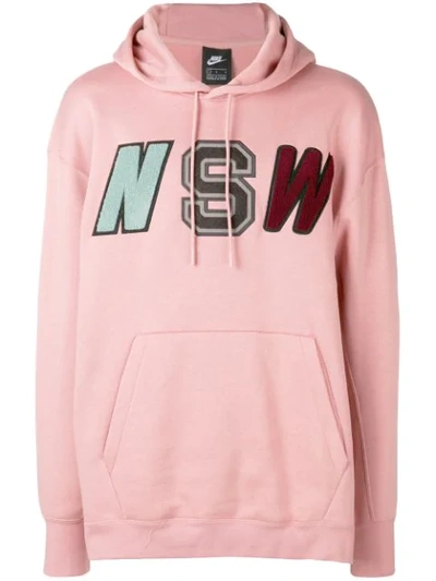 Nike nsw hoodie store rust pink