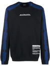 Mauna Kea Logo Print Sweater In Black