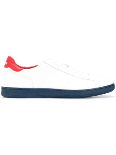 Rov Leather Low Top Sneakers In White