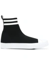 Neil Barrett Skater Boot Hi-top Sneakers - Black