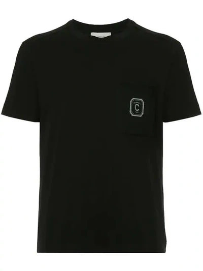 Cerruti 1881 T-shirt Mit Tasche In Black