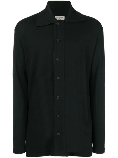 Yohji Yamamoto Long Length Shirt - Black