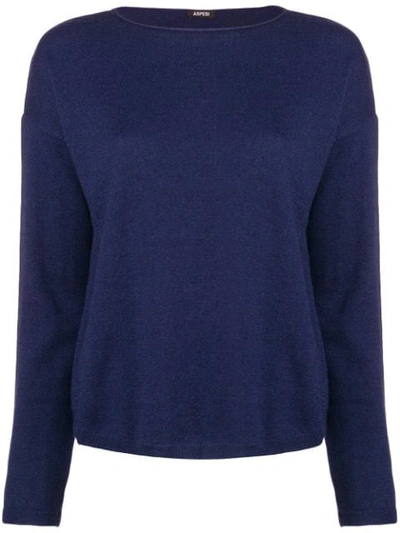 Aspesi Fine Knit Sweater - Blue