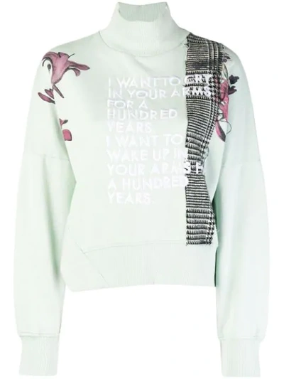 Each X Other Embroidered Sweatshirt In Green