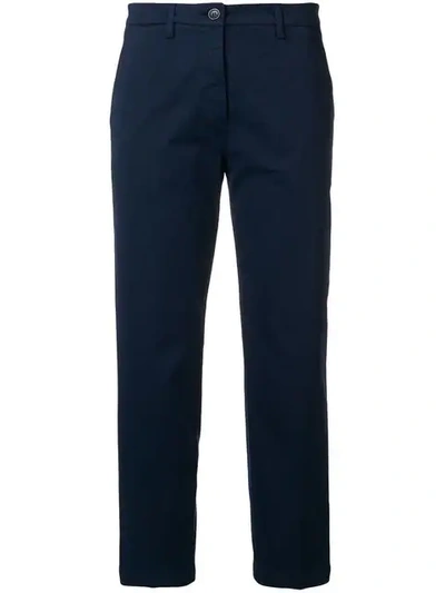 Department Five Chino Trousers In Blue
