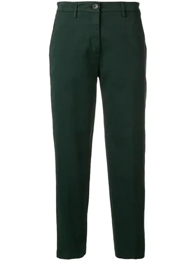 Department 5 Chino Gabardina Trousers - Green