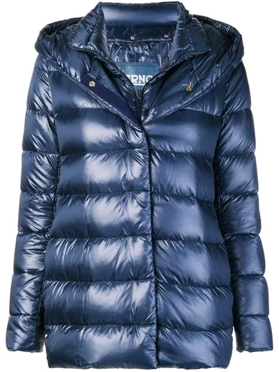 Herno Layered Puffer Jacket - Blue