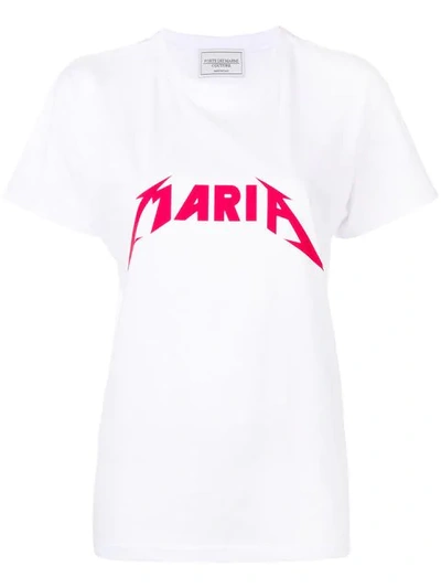 Forte Dei Marmi Couture Maria Print T-shirt In White