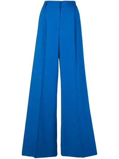 Msgm Side Striped Trousers - Blue