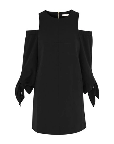 Tibi Short Dresses In Black