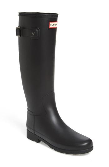 hunter oxblood rain boots