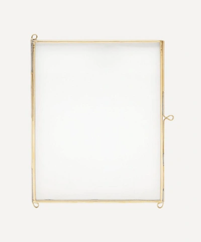 Doing Goods Small Flat Brass Photo Frame In Gold-tone
