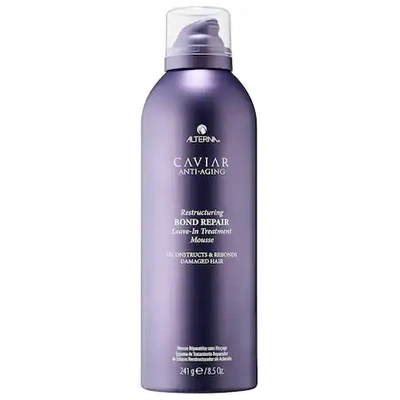 Alterna Haircare Caviar Anti-aging® Restructuring Bond Repair Leave-in Treatment Mousse 8.5 oz/ 241 G