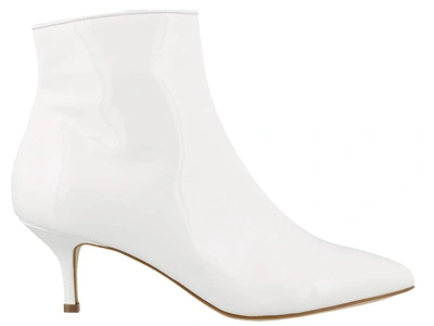 Polly Plume Janis Ankle Boot In Snow