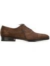 Santoni Lace-up Oxford Shoes In Brown