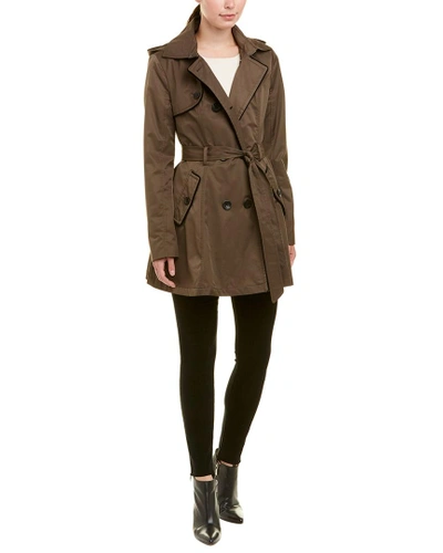 Laundry By Shelli Segal Trench Coat In Brown