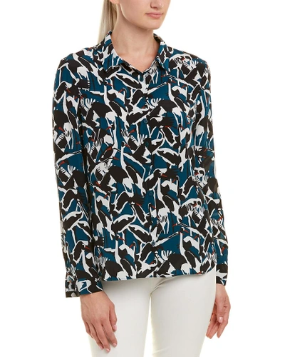 Ted Baker Elbera Silk Top In Nocolor