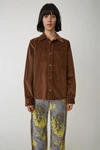 Acne Studios Workwear Shirt Caramel Brown