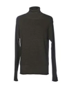 Roberto Collina Turtlenecks In Military Green