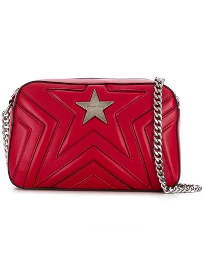Stella Mccartney Star Cross Body Bag In Red
