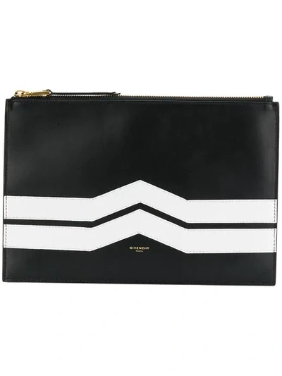 Givenchy Gv3 Leather Pouch In Black