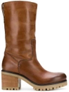 Strategia Mid-calf High Boots - Brown