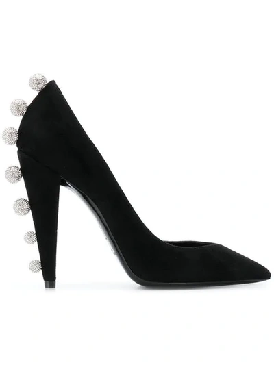 Saint Laurent Pumps Mit Verzierung In 1000 Black