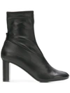 Joseph Frida Block Heel Ankle Boots In Black