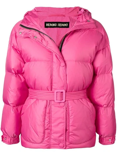 Ienki Ienki Hooded Puffer Jacket - Pink