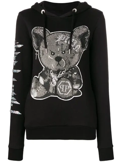 Philipp Plein Printed Sweatshirt In Black