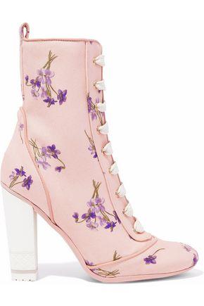valentino floral boots