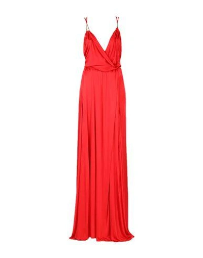 Versace Evening Dress In Red