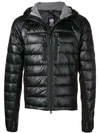 Canada Goose Zipped Puffer Jacket - Black