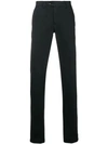 Corneliani Tailored Fitted Trousers In Black