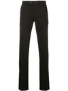 Corneliani Slim-fit Tailored Trousers In Brown