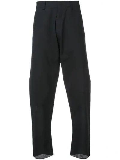 Nicolas Andreas Taralis High Waisted Trousers In Black