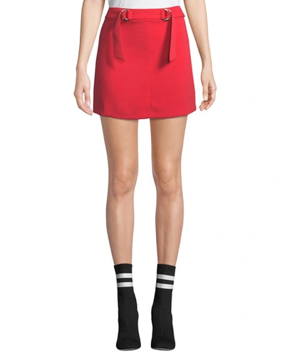 Nbd Derrick Mini Skirt In Red
