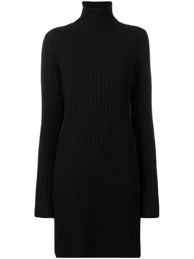 Joseph Knit Ribbed Tunic - Black