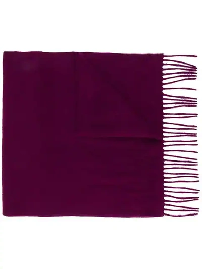 N•peal Large Woven Scarf In Pink