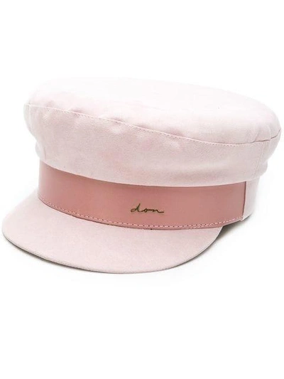 Don Paris Sailor Style Hat - Pink
