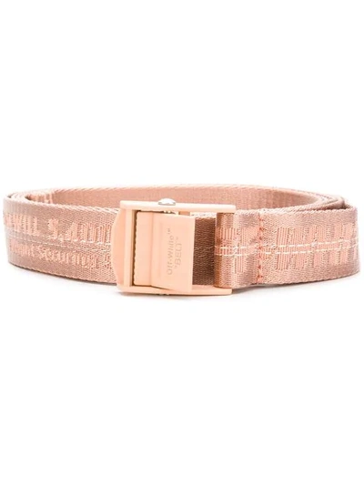 Off-white Mini Industrial Belt - Pink