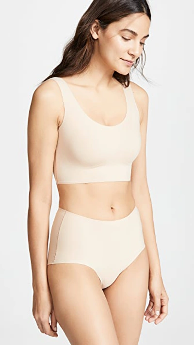 Calvin Klein Underwear Invisibles Lightly Lined Bralette In Bare