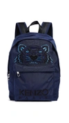 Kenzo Backpack In Navy Blue