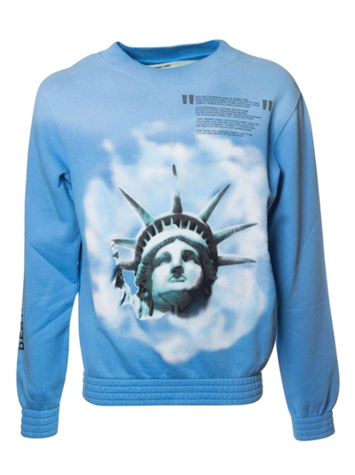 OFF-WHITE OFF-WHITE STATUE OF LIBERTY PRINT SWEATSHIRT 10687235
