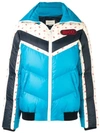 Gucci Daunenjacke Mit Logo-patch In Sky