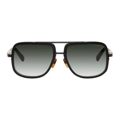 Dita Black Mach-one Sunglasses In Matte Black