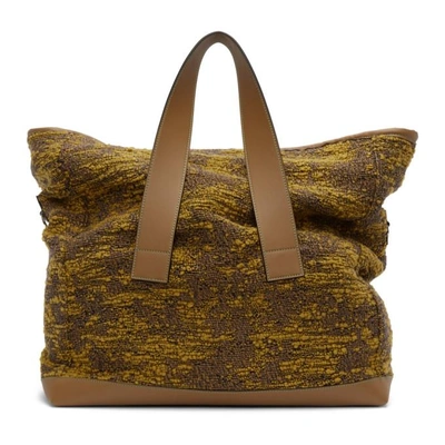 Acne Studios Tan Weekender Tote In Camel