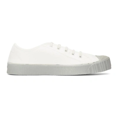Spalwart White And Grey Special Low Gs Sneakers